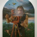 Arkadiusz Dzielawski (Polska) Fotografer, 116x90 cm, olej na płycie