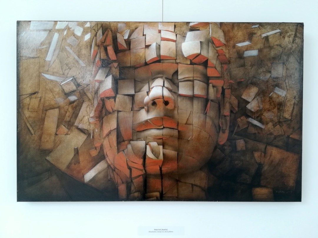 Peter Gric (Austria) Dissolution, 60x95 cm, akryl płótno