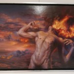 Leo Plaw (Australia) Burning Desire, 50x70 cm, olej na płótnie