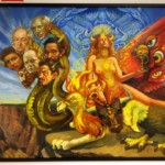 Carrie Ann Baade (USA) The Quenn of Heaven, 92x122 cm, olej na lnie