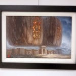 Christophe Vacher (USA) Sentinels, 19,6x29,2 cm, akryl na płycie