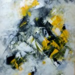 Lidia Domagała, „Zamrożenie”, akryl, 70x50 cm